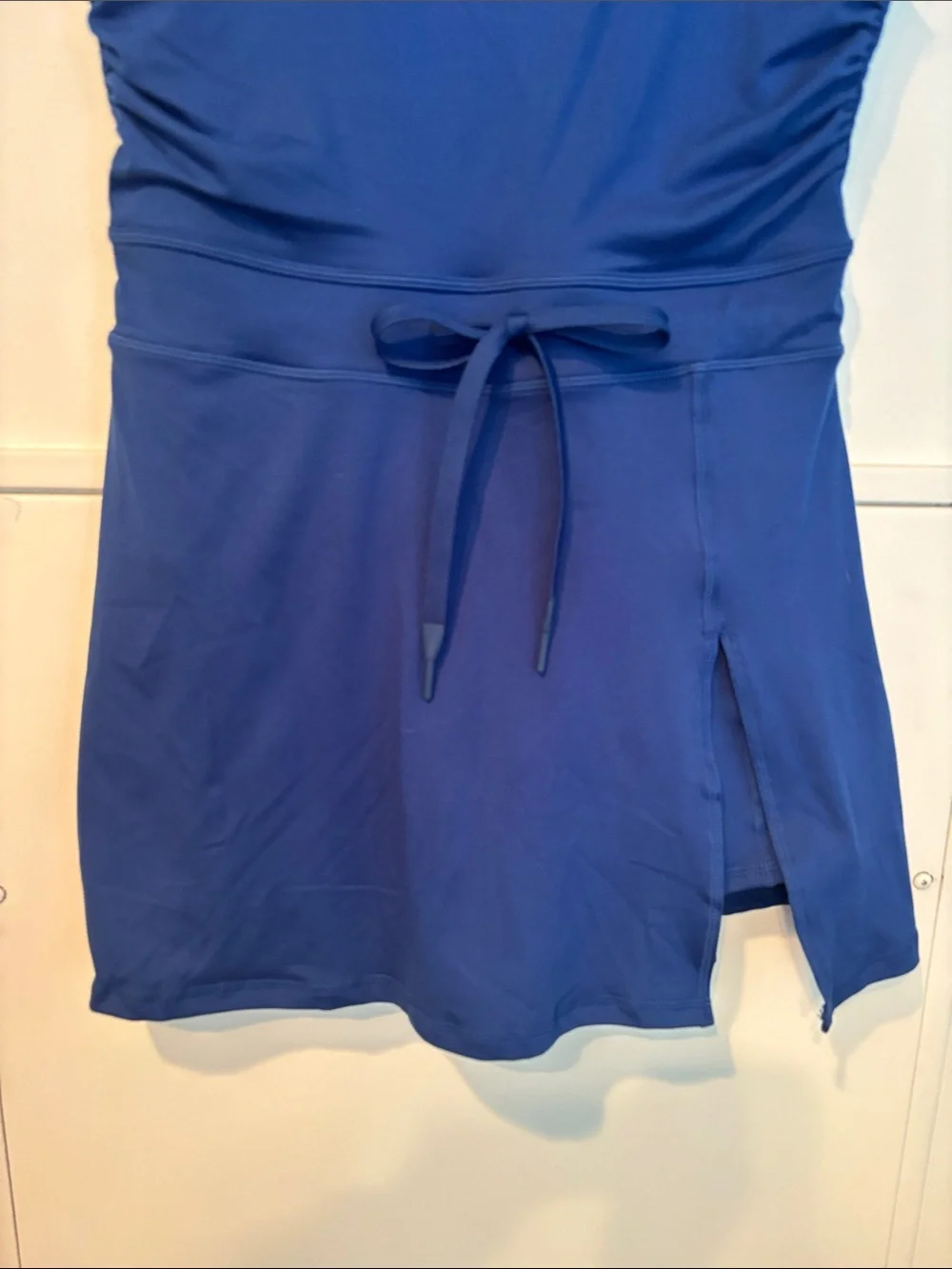 NWOT Free People Movement Women's Royal Blue Easy Does It Dress in size Large